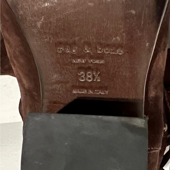 rag & bone, Harrow Boot, Expresso Suede, 38.5 - Picture 3 of 5